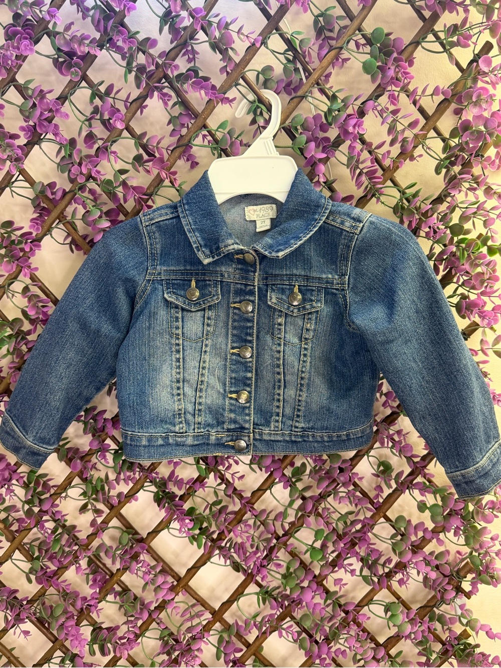Children’s Place Girls Blue Denim Jean Jacket